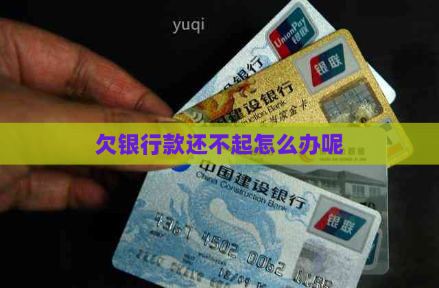 欠银行款还不起怎么办呢