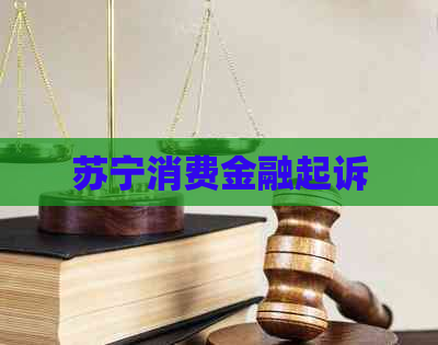 苏宁消费金融起诉