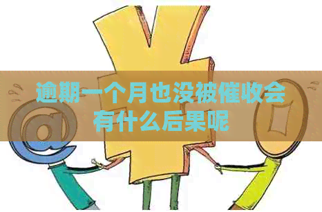 逾期一个月也没被会有什么后果呢