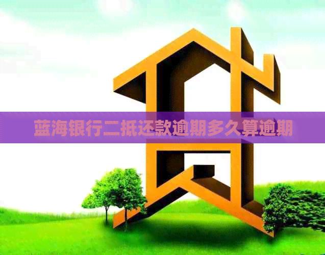 蓝海银行二抵还款逾期多久算逾期