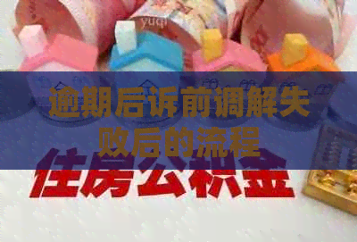 逾期后诉前调解失败后的流程