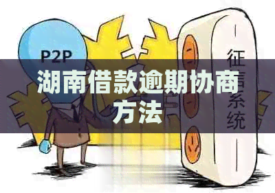 湖南借款逾期协商方法