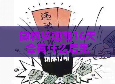 微粒贷逾期16天会有什么后果