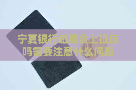 宁夏银行逾期会上吗需要注意什么问题