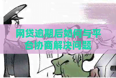 网贷逾期后如何与平台协商解决问题