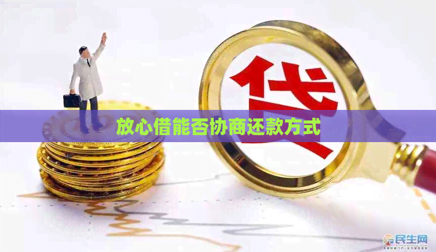 放心借能否协商还款方式