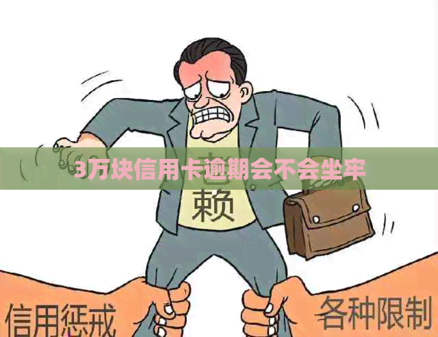3万块信用卡逾期会不会坐牢