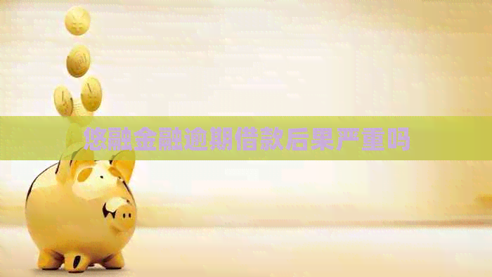 悠融金融逾期借款后果严重吗