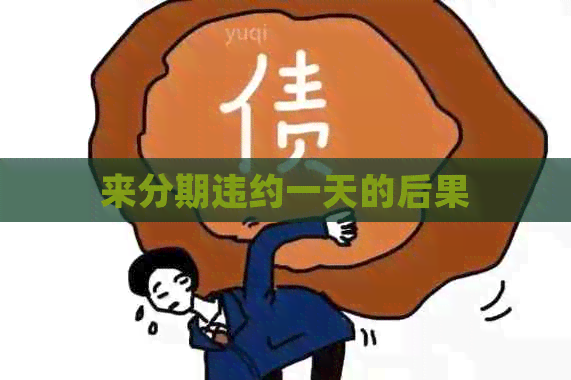 来分期违约一天的后果