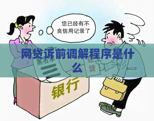 网贷诉前调解程序是什么