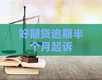 好期贷逾期半个月起诉