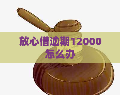 放心借逾期12000怎么办