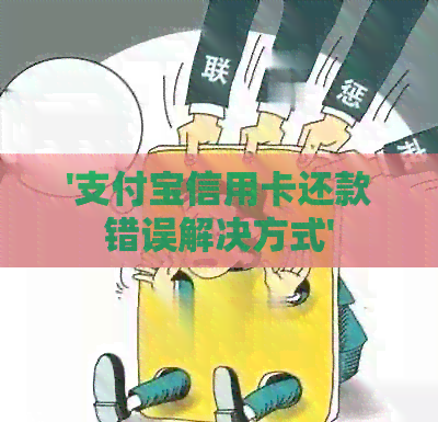 '支付宝信用卡还款错误解决方式'