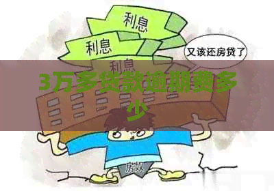 3万多贷款逾期费多少
