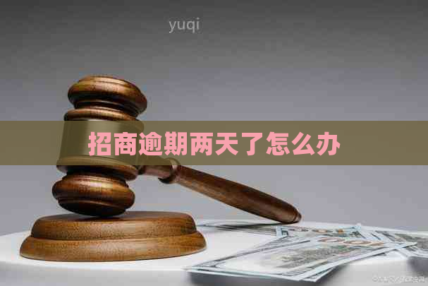 招商逾期两天了怎么办