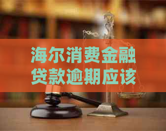 海尔消费金融贷款逾期应该如何处理