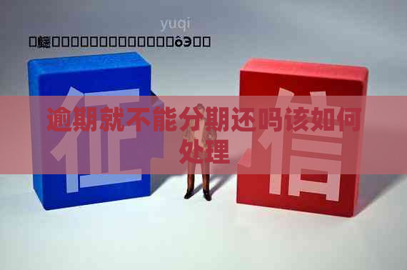 逾期就不能分期还吗该如何处理