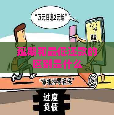 延期和更低还款的区别是什么
