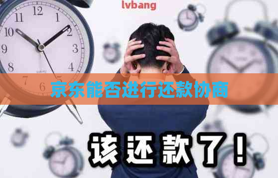 京东能否进行还款协商