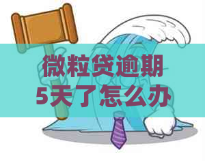 微粒贷逾期5天了怎么办处理方式