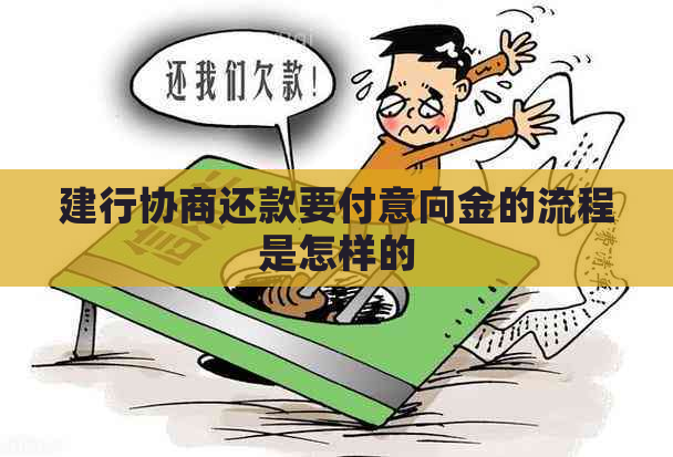 建行协商还款要付意向金的流程是怎样的