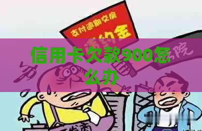 信用卡欠款900怎么办