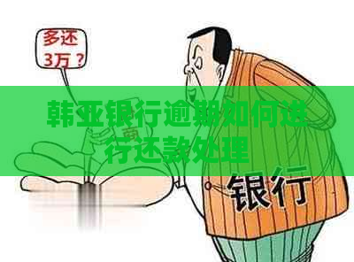韩亚银行逾期如何进行还款处理