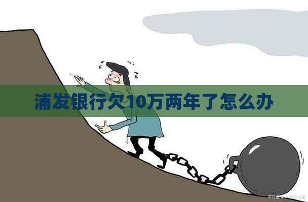 浦发银行欠10万两年了怎么办