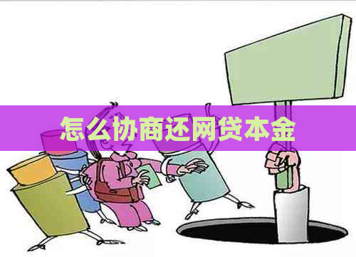 怎么协商还网贷本金