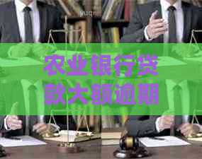 农业银行贷款大额逾期