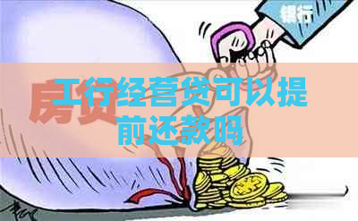 工行经营贷可以提前还款吗