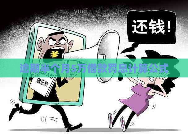 逾期半个月5万借款罚息计算公式