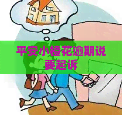 平安小橙花逾期说要起诉