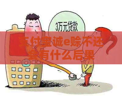 信用卡诚e赊不还会有什么后果