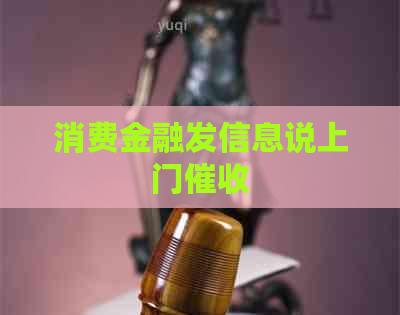 消费金融发信息说上门