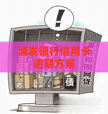 浦发银行信用卡逾期方案