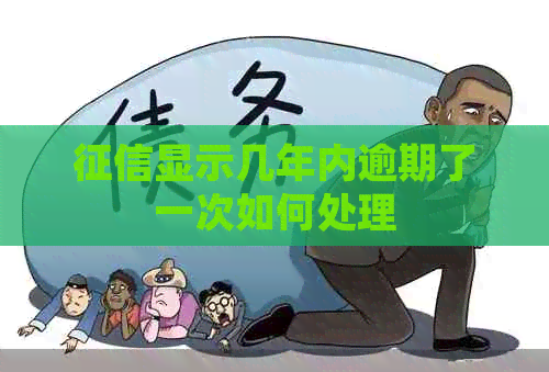 显示几年内逾期了一次如何处理