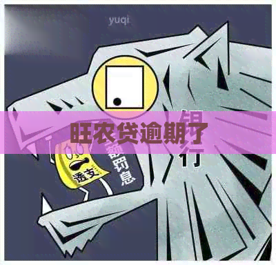 旺农贷逾期了