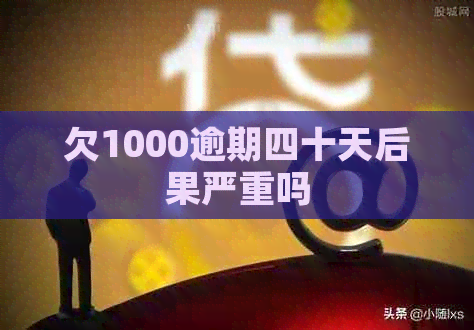 欠1000逾期四十天后果严重吗