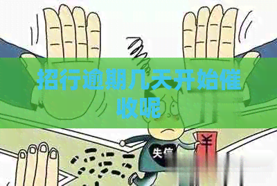 招行逾期几天开始呢