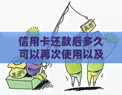 信用卡还款后多久可以再次使用以及信用评估相关问题解答