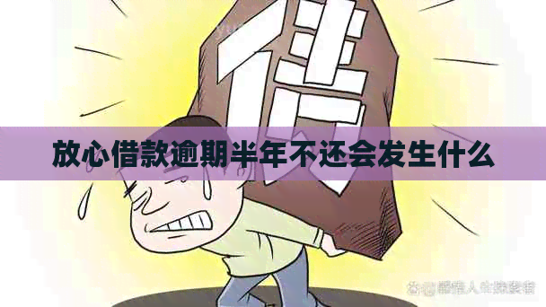 放心借款逾期半年不还会发生什么