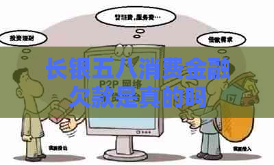 长银五八消费金融欠款是真的吗