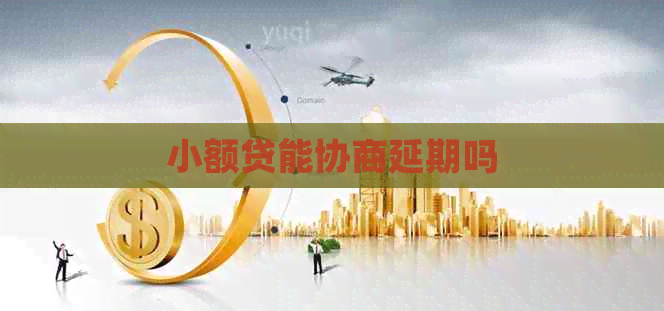 小额贷能协商延期吗