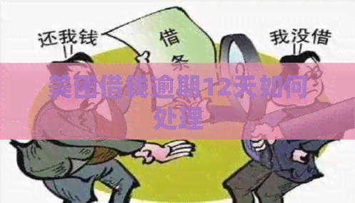 美团借钱逾期12天如何处理