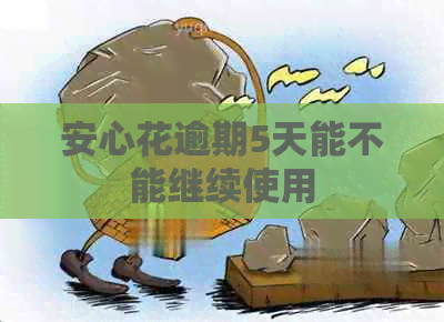 安心花逾期5天能不能继续使用