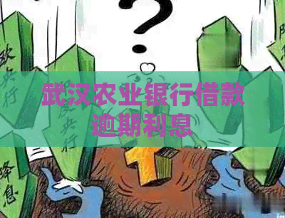 武汉农业银行借款逾期利息