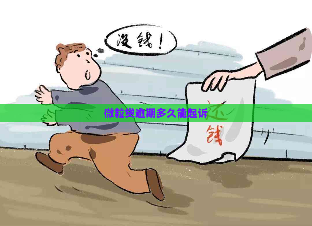 微粒贷逾期多久能起诉