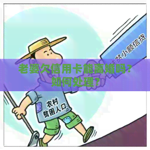 老婆欠信用卡能离婚吗？如何处理？