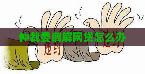 仲裁委调解网贷怎么办